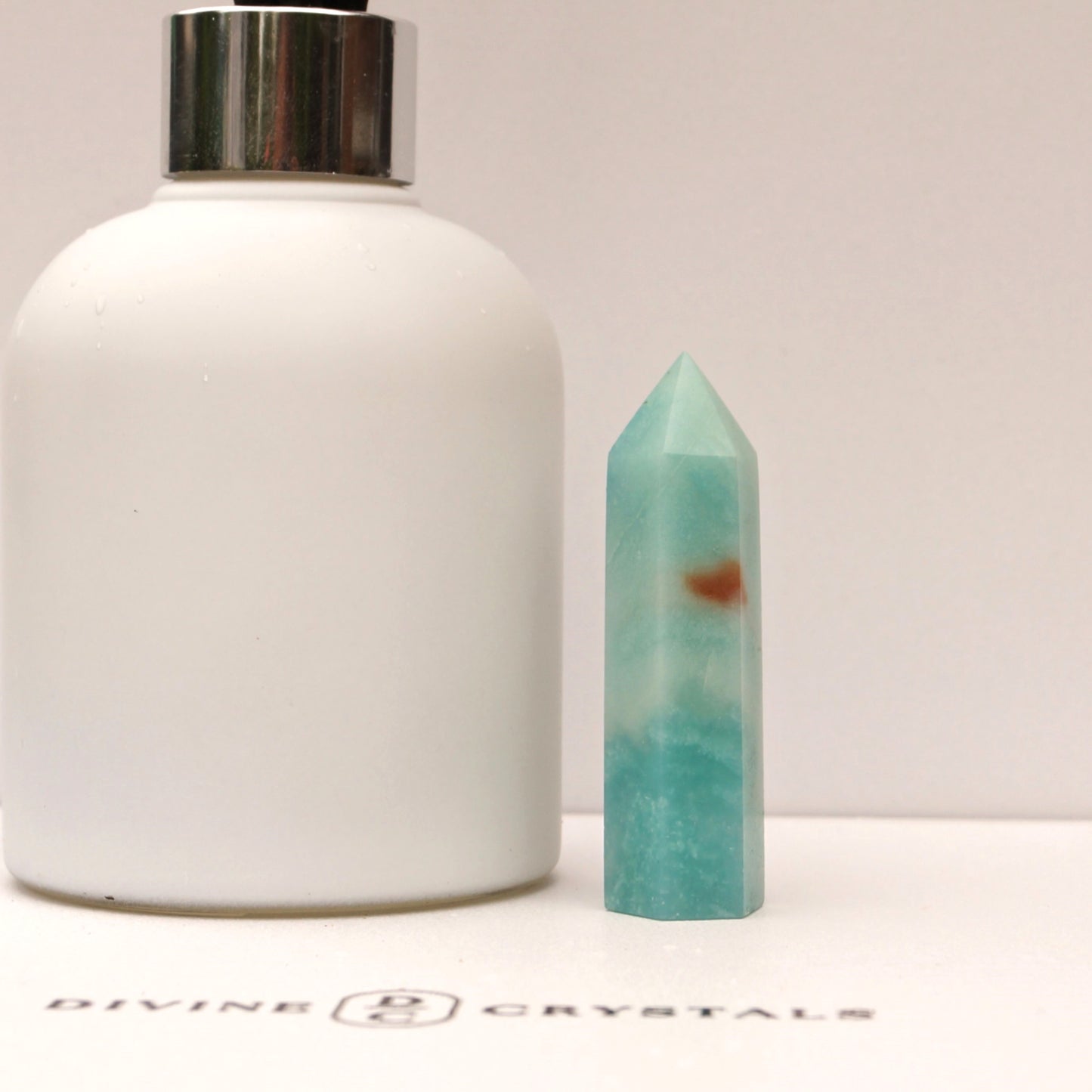 Caribbean Calcite Sky Blue Towers – Peace • Clarity • Ocean Energy