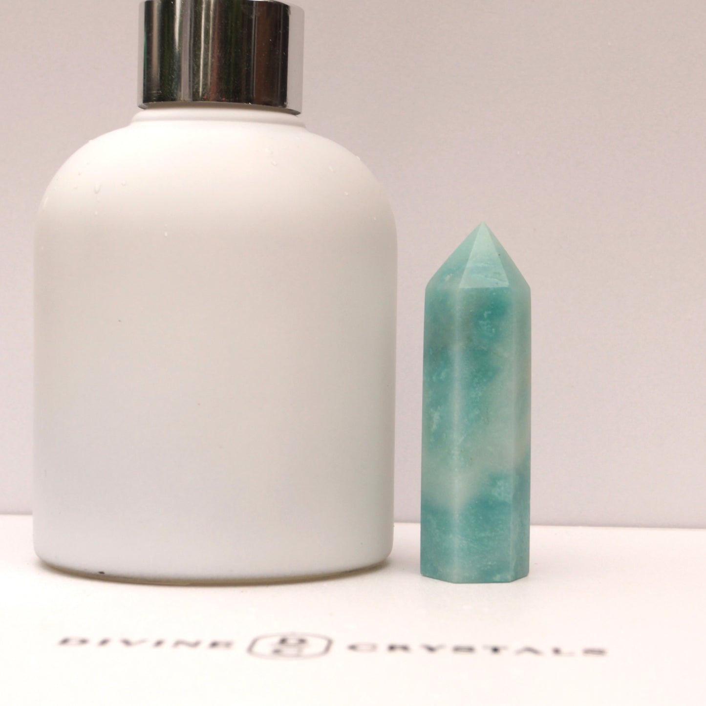 Caribbean Calcite Sky Blue Towers – Peace • Clarity • Ocean Energy