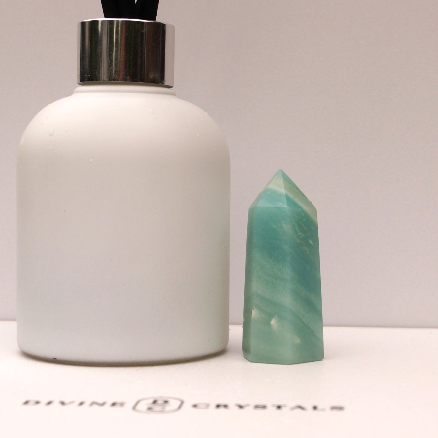 Caribbean Calcite Sky Blue Towers – Peace • Clarity • Ocean Energy