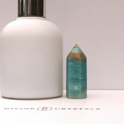 Caribbean Calcite Sky Blue Towers – Peace • Clarity • Ocean Energy