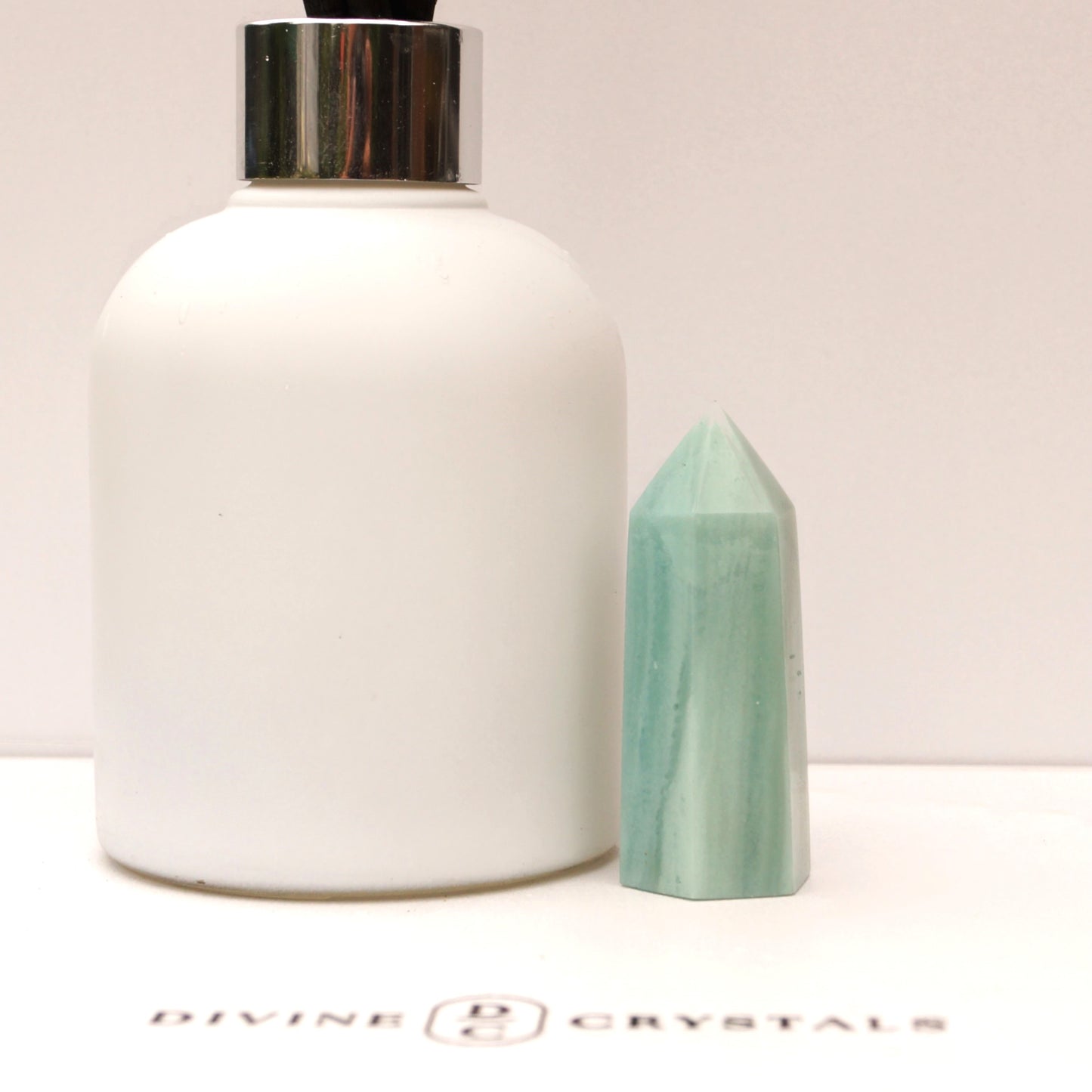 Caribbean Calcite Sky Blue Towers – Peace • Clarity • Ocean Energy