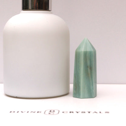 Caribbean Calcite Sky Blue Towers – Peace • Clarity • Ocean Energy