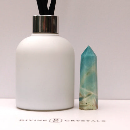 Caribbean Calcite Sky Blue Towers – Peace • Clarity • Ocean Energy