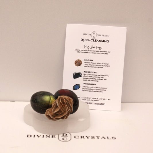 AURA CLEANSING – Crystal Tumble Set