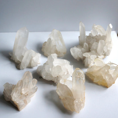 Brazil Clear Quartz Clusters – Clarity • Amplification • Pure Light Energy
