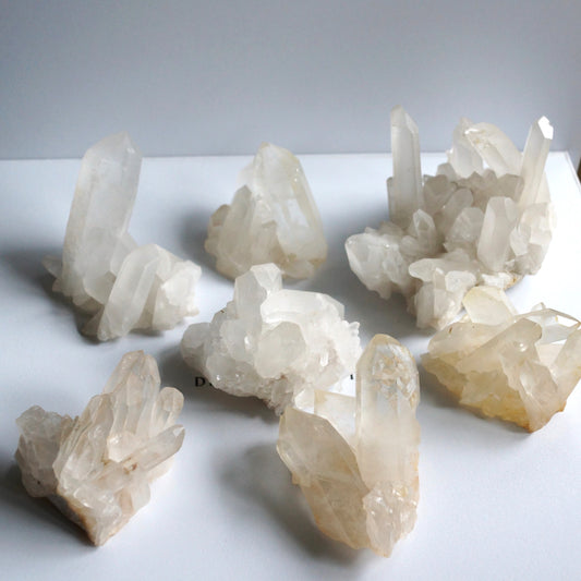 Brazil Clear Quartz Clusters – Clarity • Amplification • Pure Light Energy
