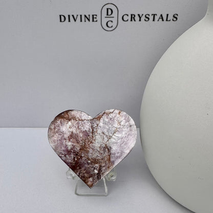 Lepidolite with Mica Palms & Hearts