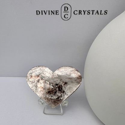 Lepidolite with Mica Palms & Hearts