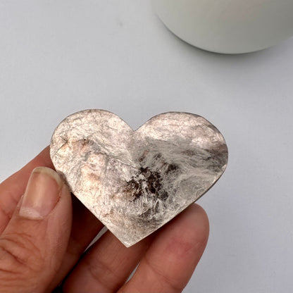 Lepidolite with Mica Palms & Hearts