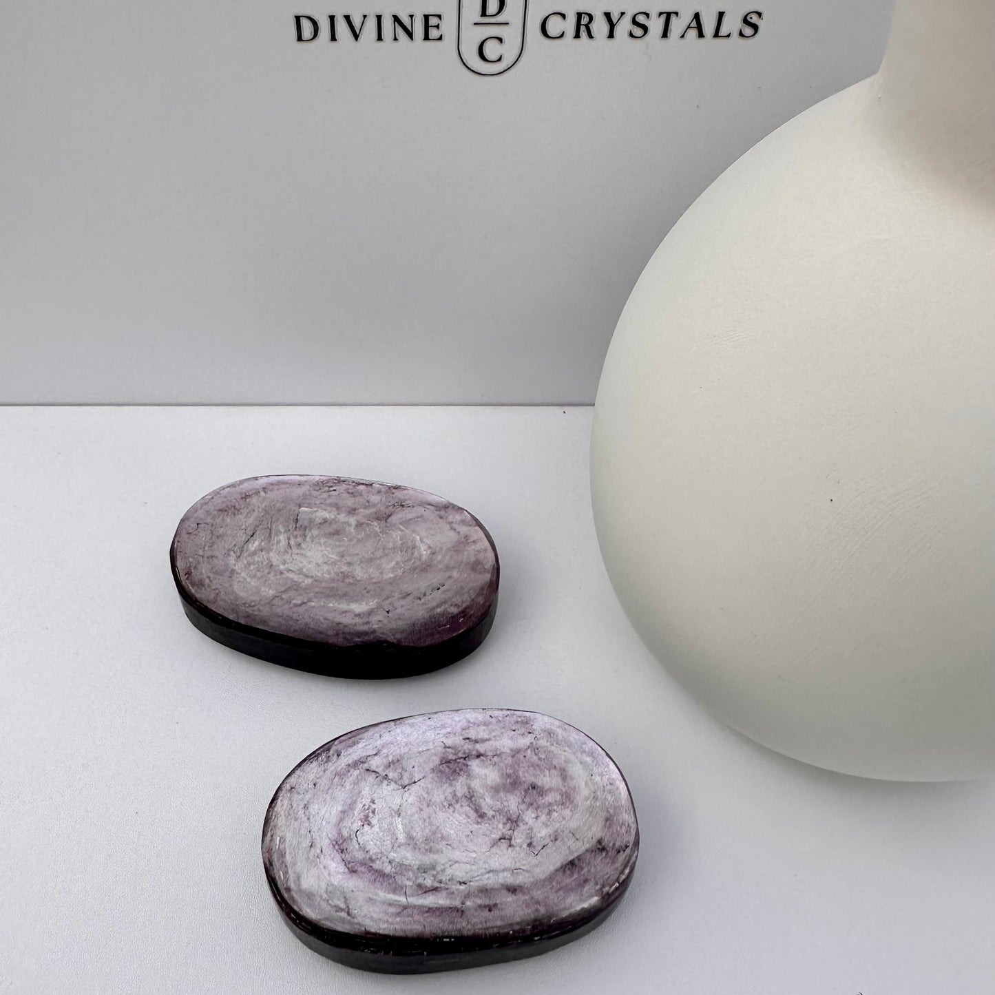 Lepidolite with Mica Palms & Hearts