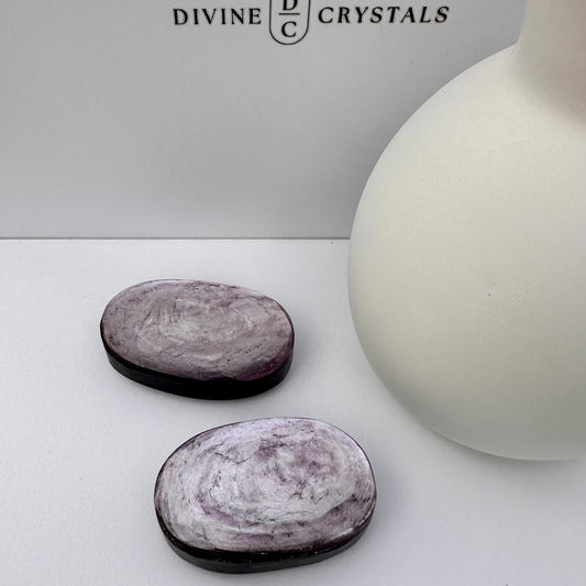 Lepidolite with Mica Palms & Hearts