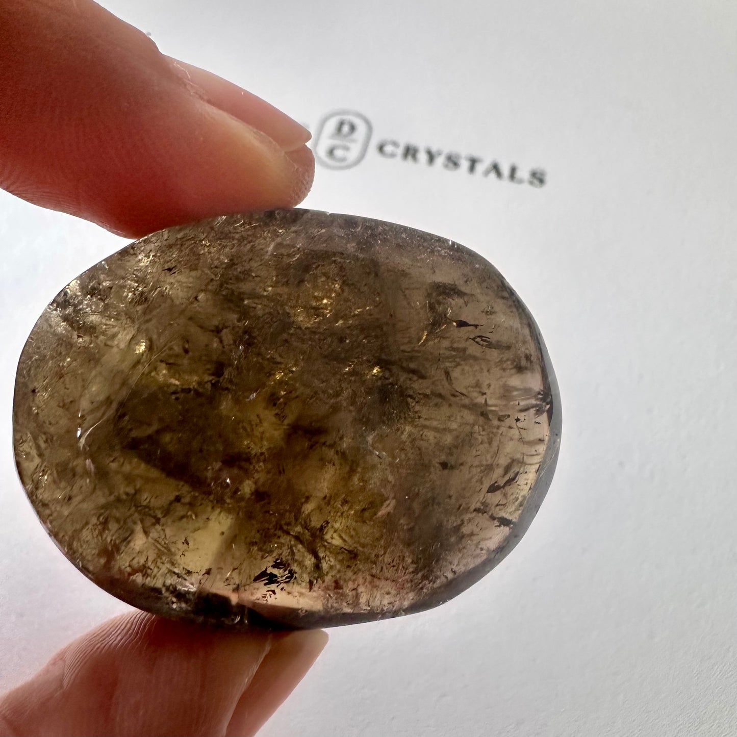 Smoky Citrine Palm Stones