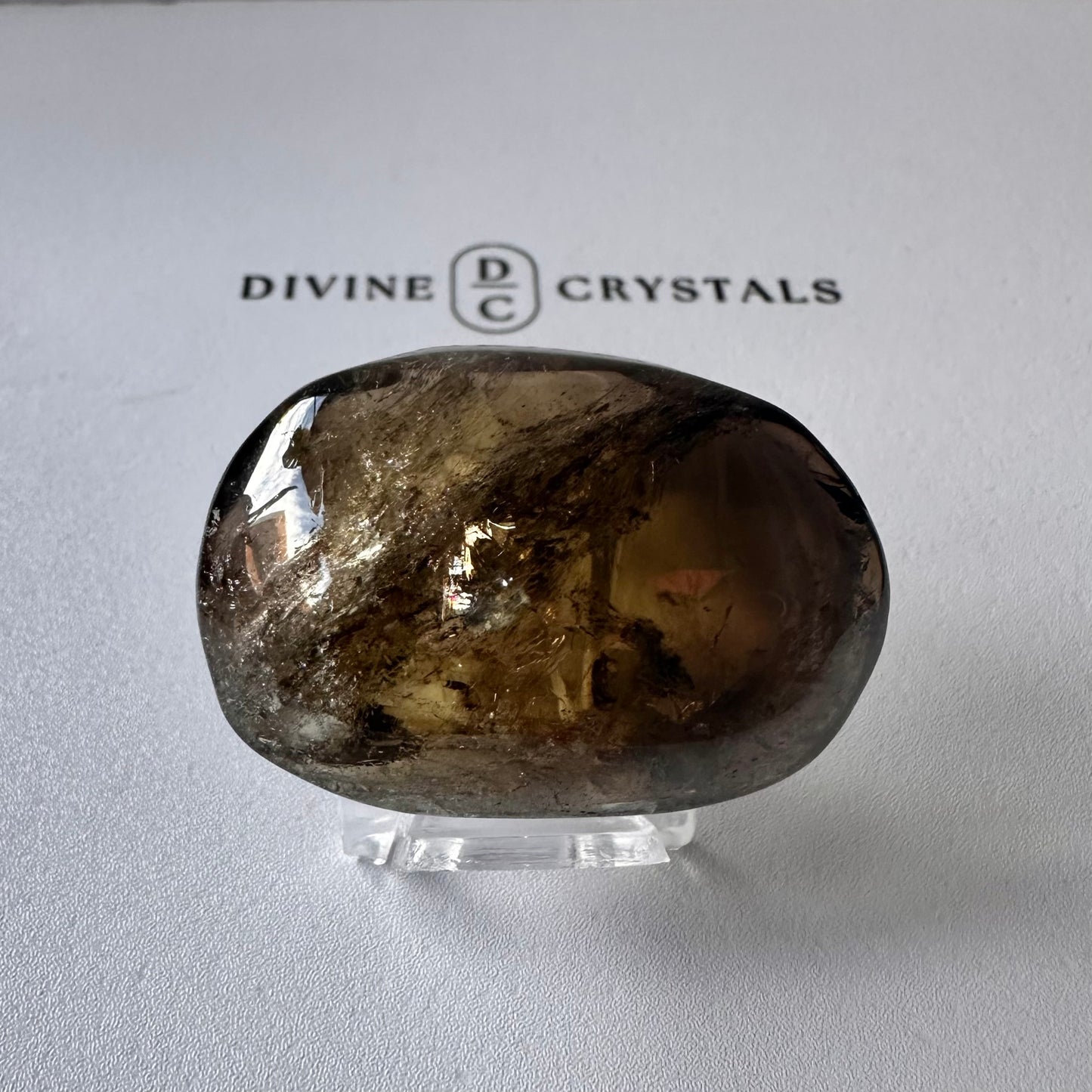 Smoky Citrine Palm Stones