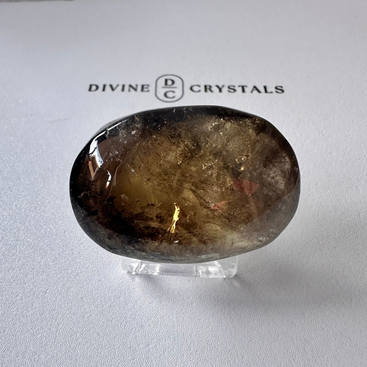 Smoky Citrine Palm Stones