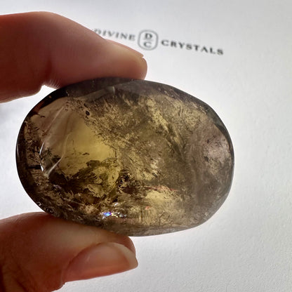 Smoky Citrine Palm Stones