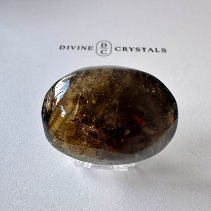 Smoky Citrine Palm Stones
