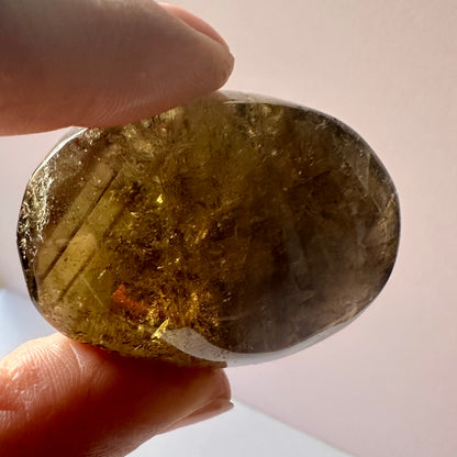Smoky Citrine Palm Stones
