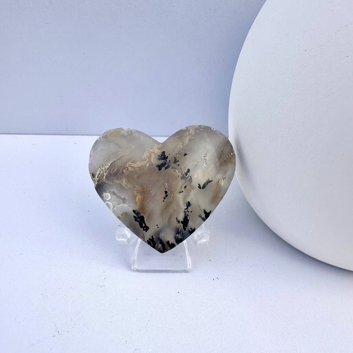 Dendritic Agate Heart