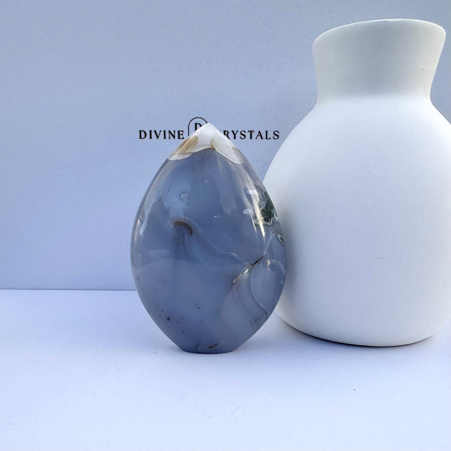 Moss Agate & Chalcedony Freeform