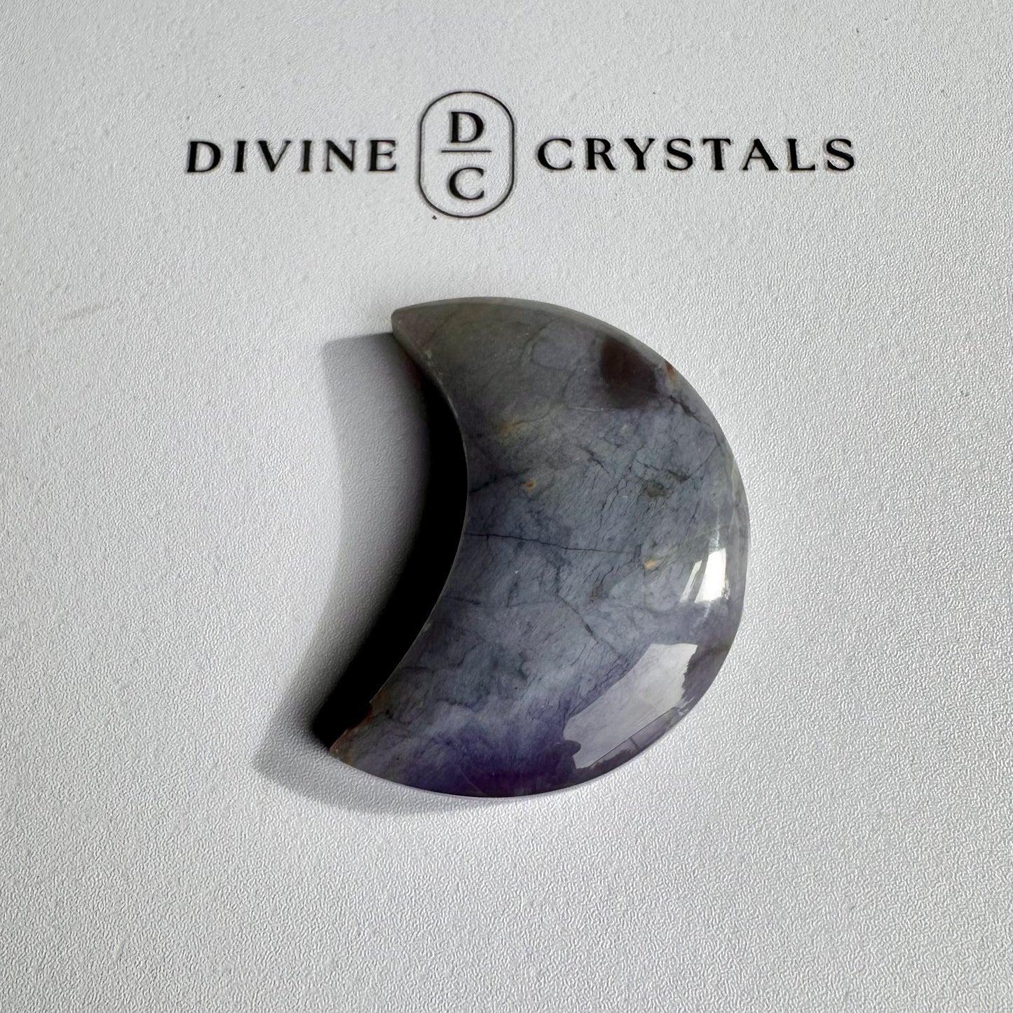 Chalcedony Moon Carving