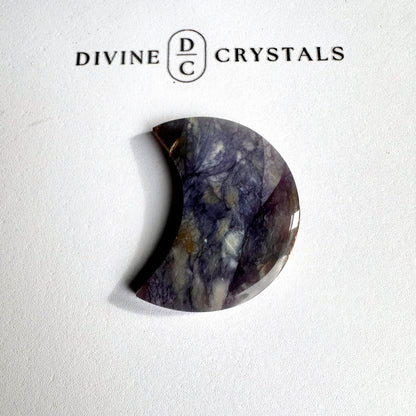 Chalcedony Moon Carving