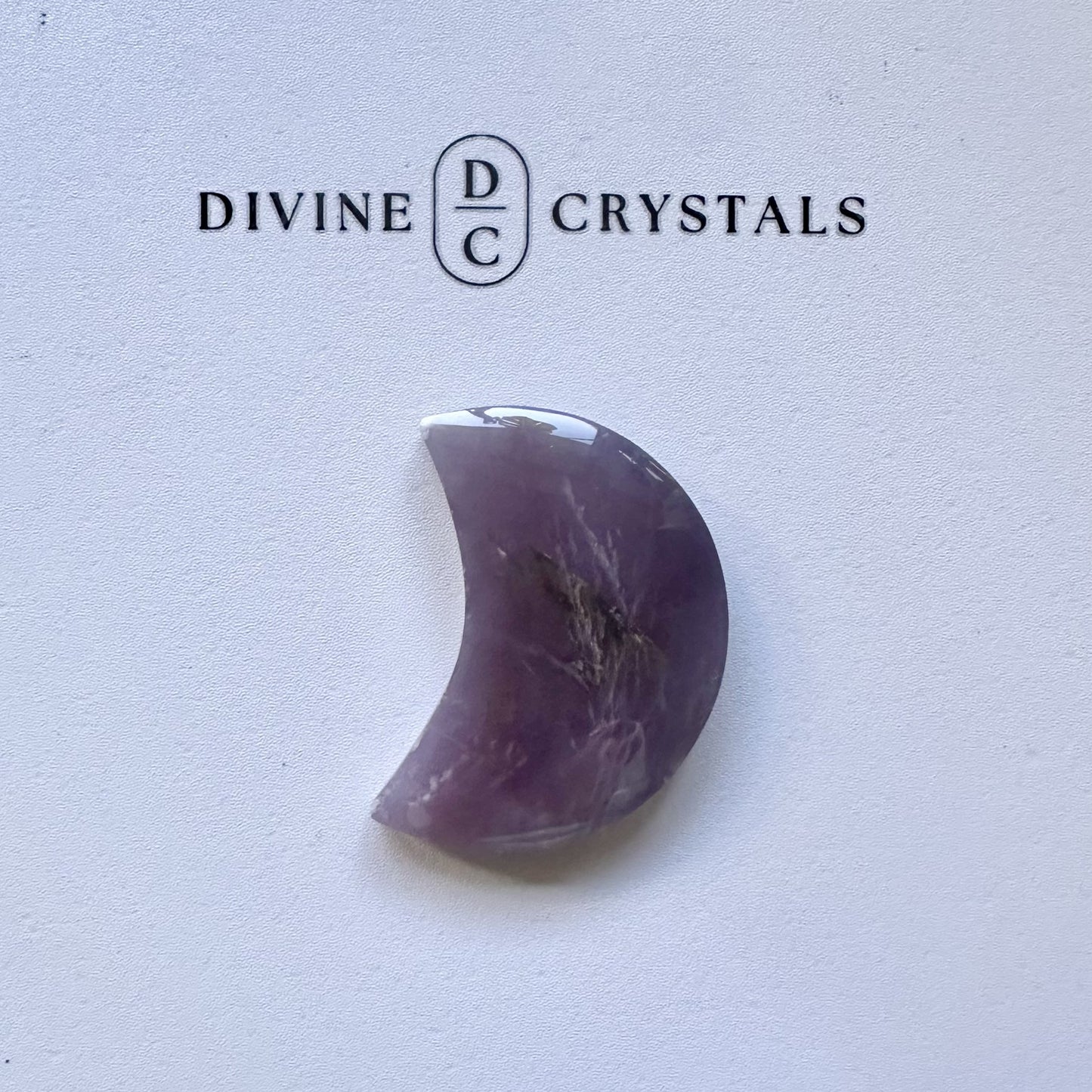 Chalcedony Moon Carving