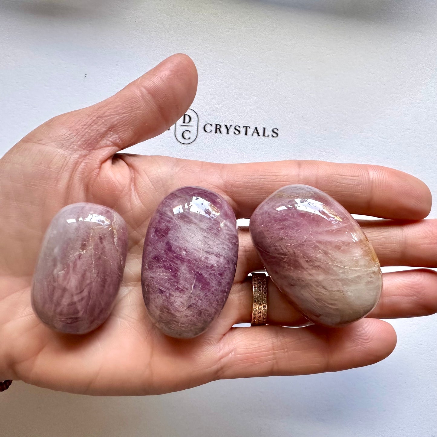Lavender Rose Quartz Large Tumble