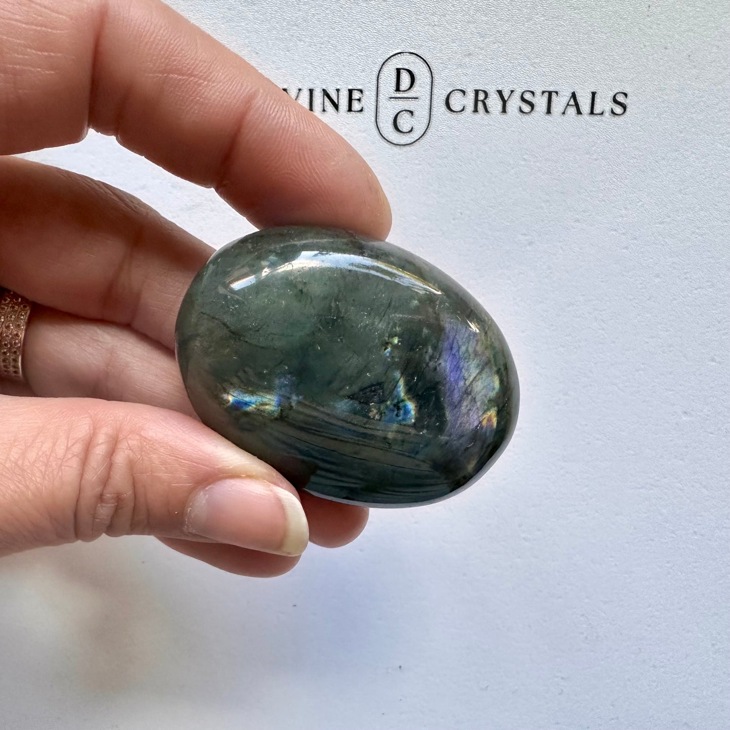 Labradorite Palm Stone