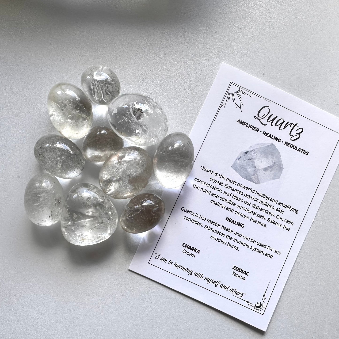 Clear Quartz Tumble