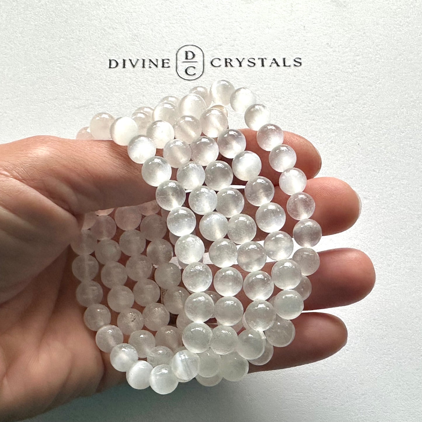 Natural Selenite Bracelet