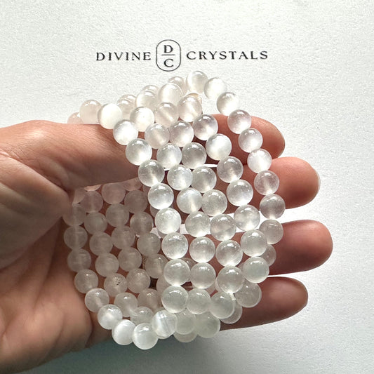 Natural Selenite Bracelet