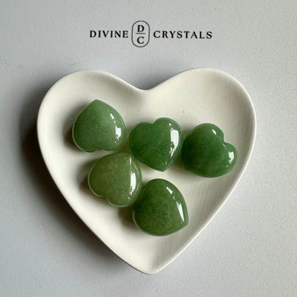 Green Aventurine Heart – Abundance & Opportunity