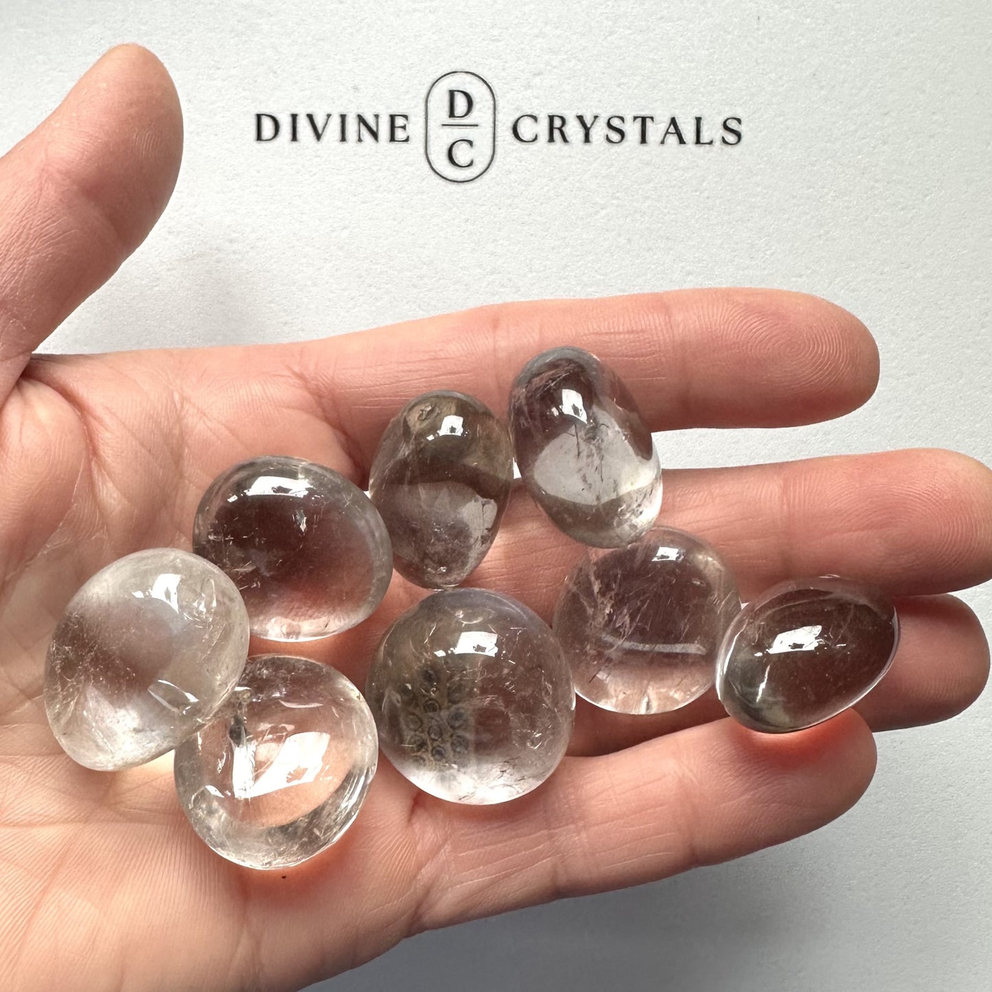 Small Clear Quartz Tumble