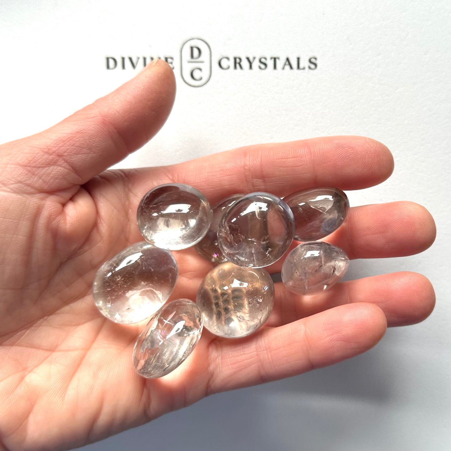 Small Clear Quartz Tumble