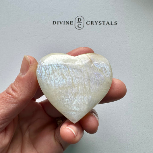 High Quality Moonstone Heart