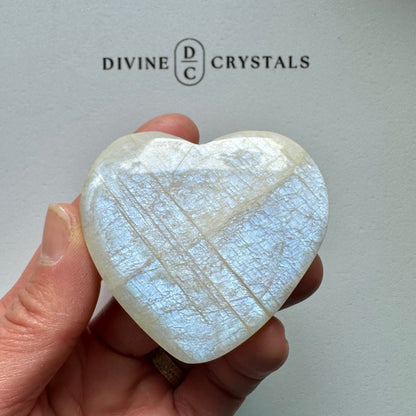 High Quality Moonstone Heart