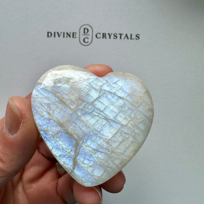 High Quality Moonstone Heart