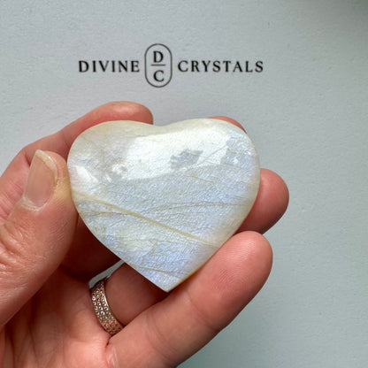 High Quality Moonstone Heart