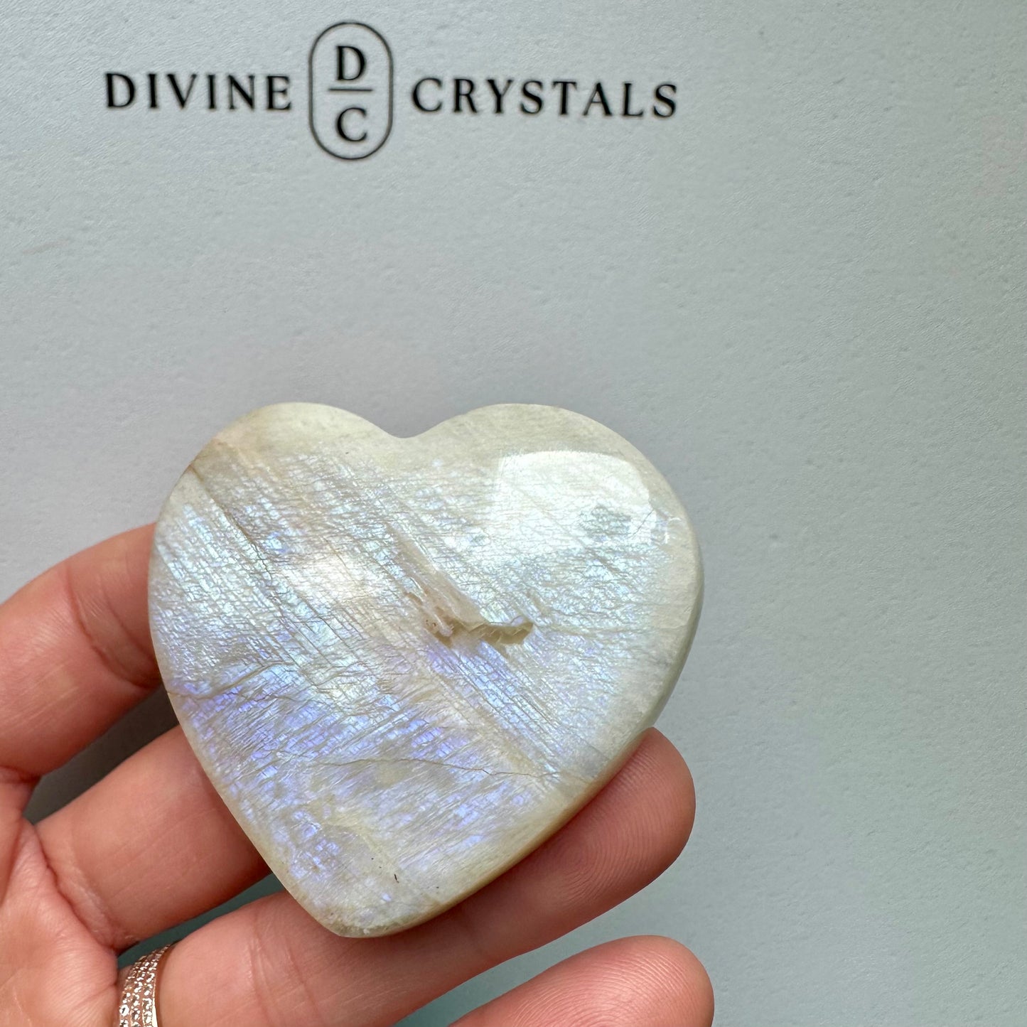 High Quality Moonstone Heart