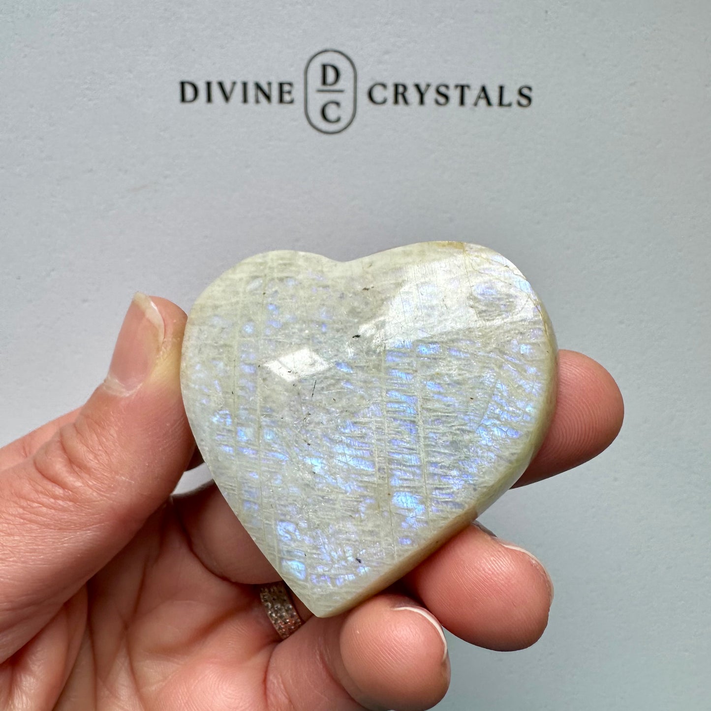 High Quality Moonstone Heart
