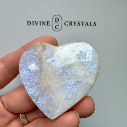 High Quality Moonstone Heart