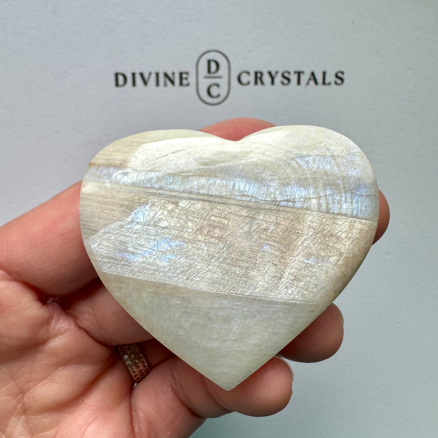 High Quality Moonstone Heart
