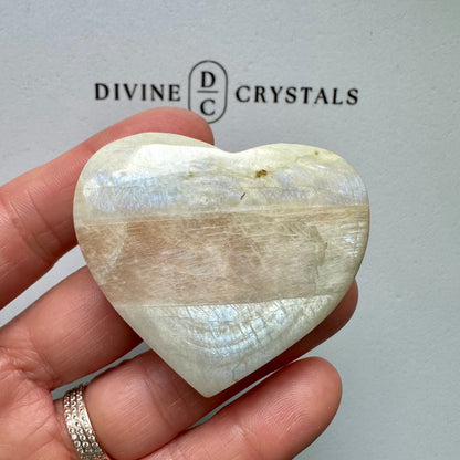 High Quality Moonstone Heart