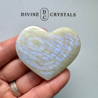 High Quality Moonstone Heart