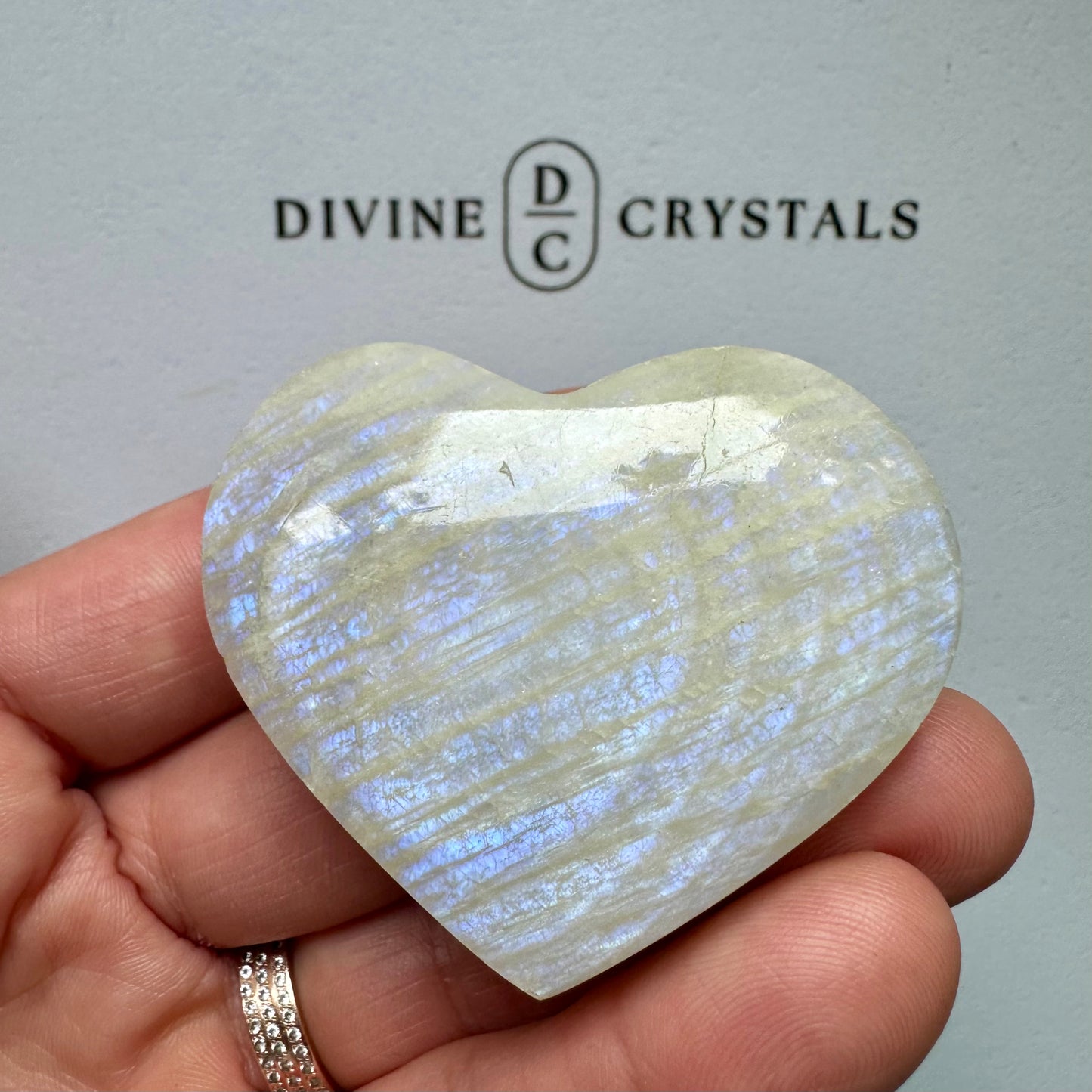 High Quality Moonstone Heart