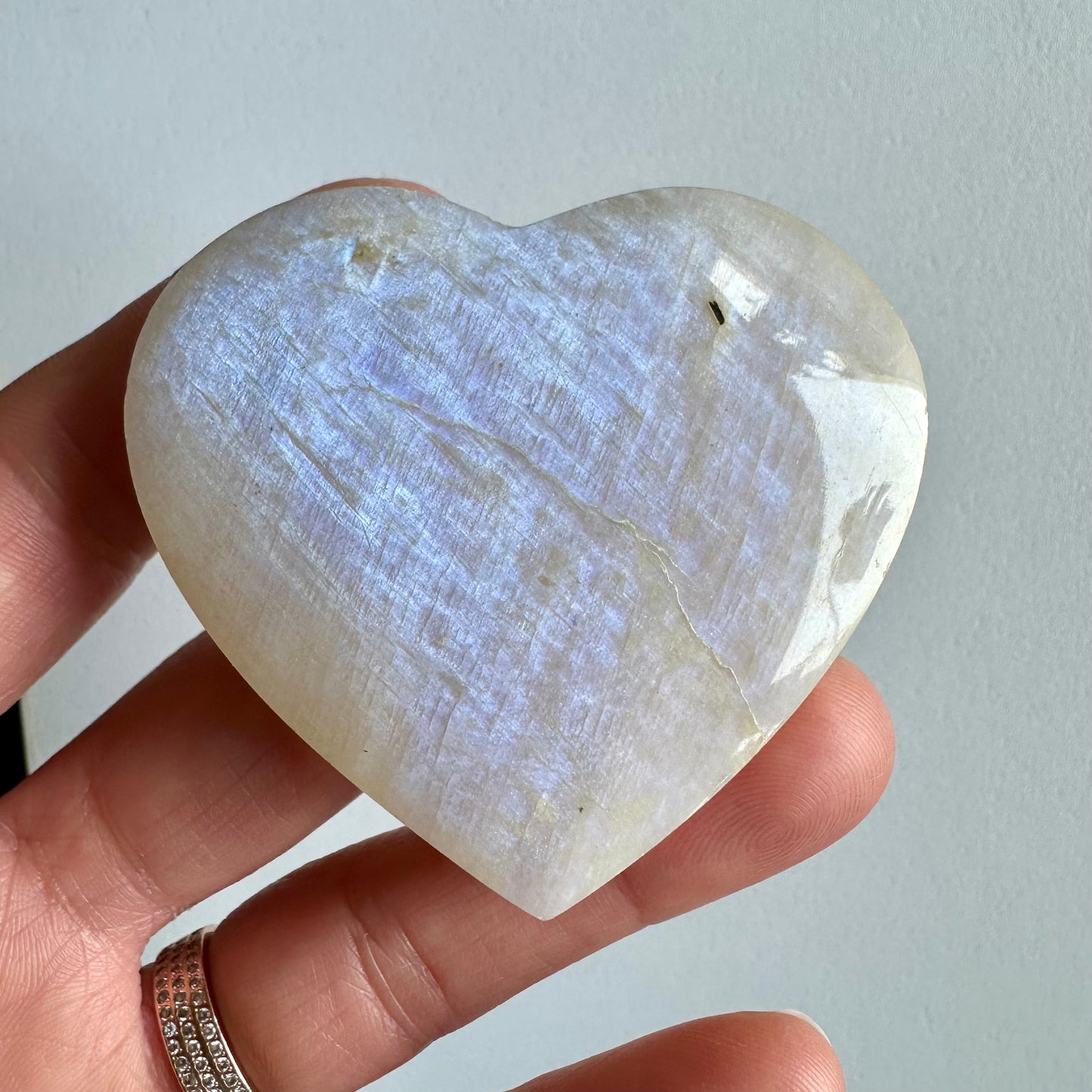 High Quality Moonstone Heart