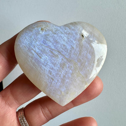 High Quality Moonstone Heart