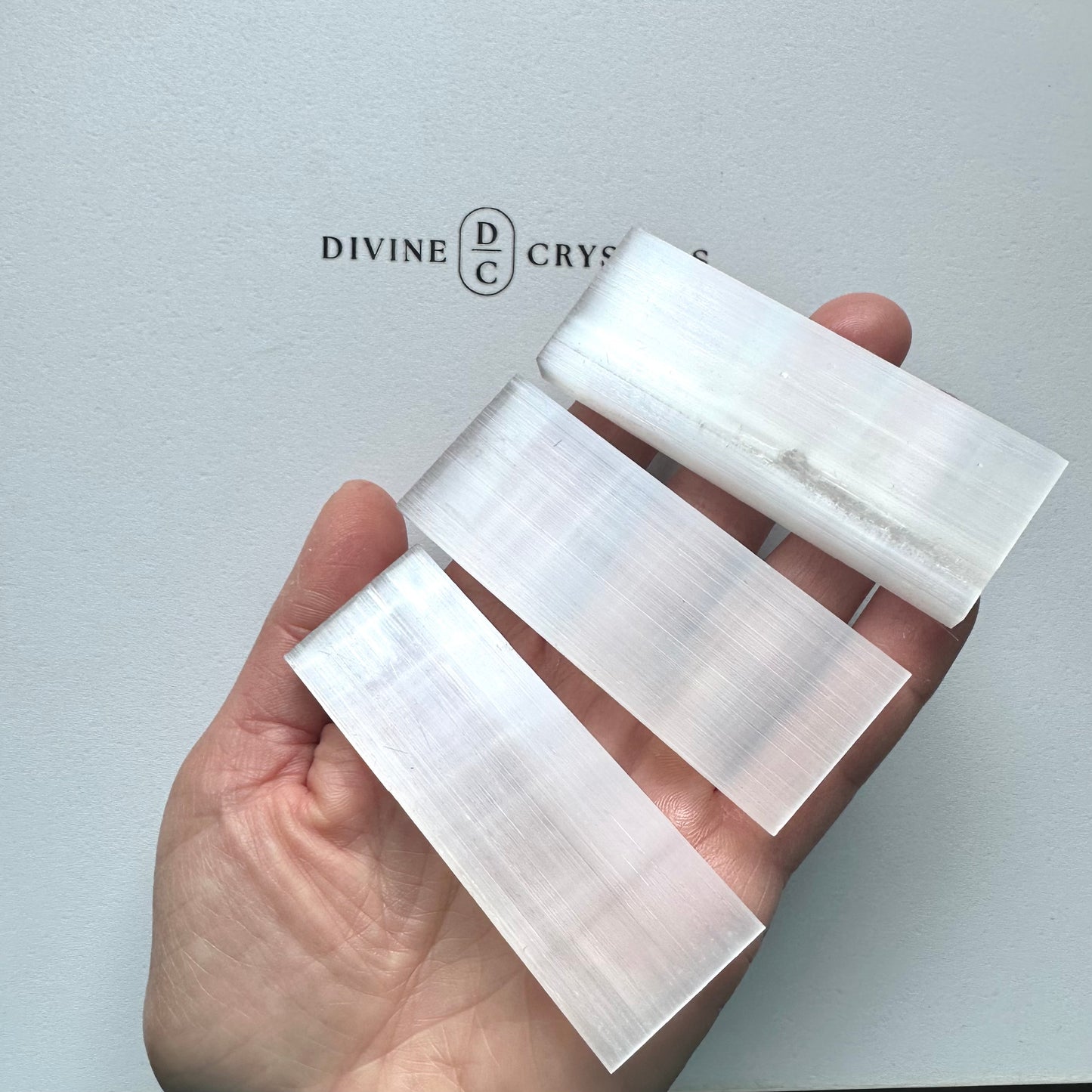Raw Selenite Rectangle Sticks