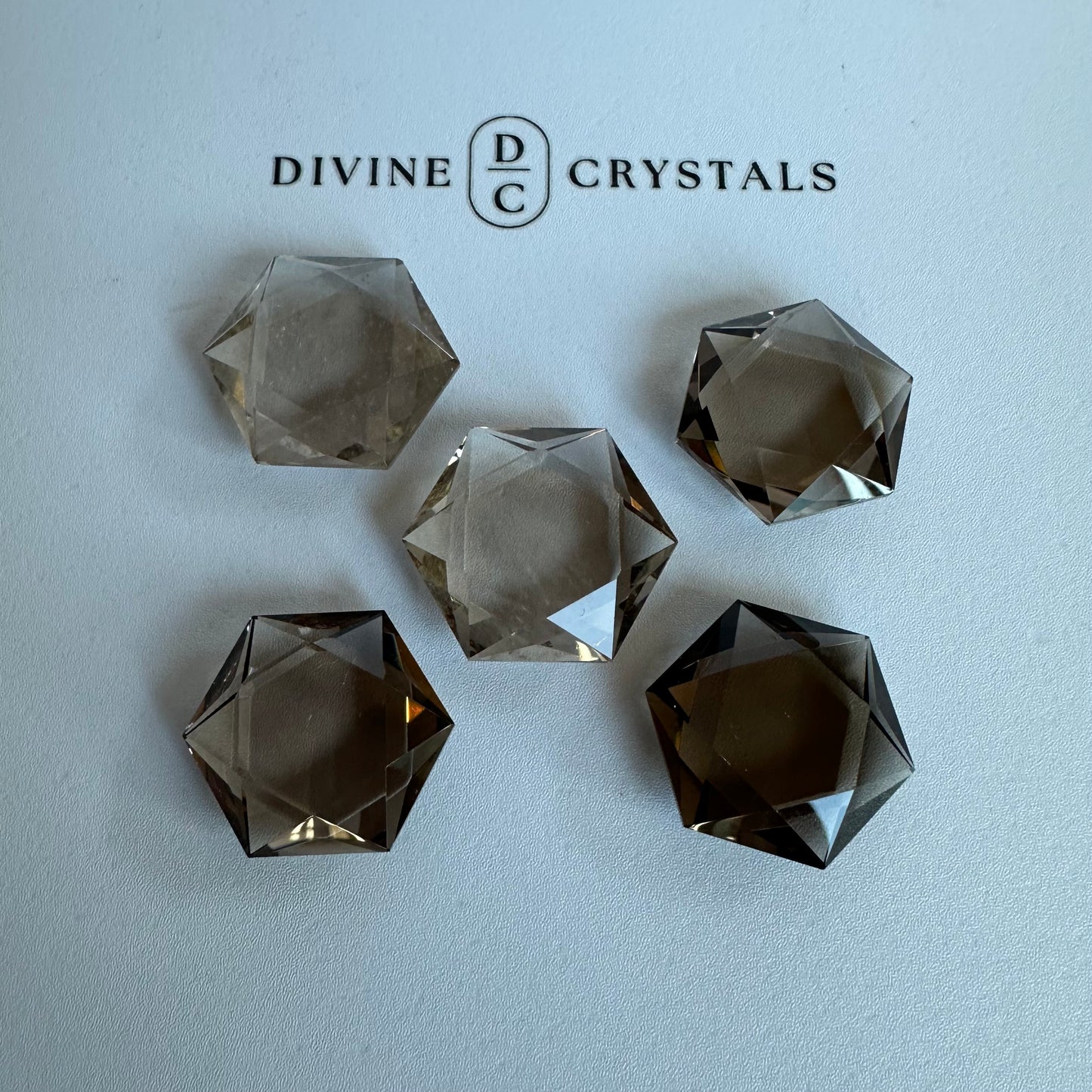 Star of David Smoky Quartz