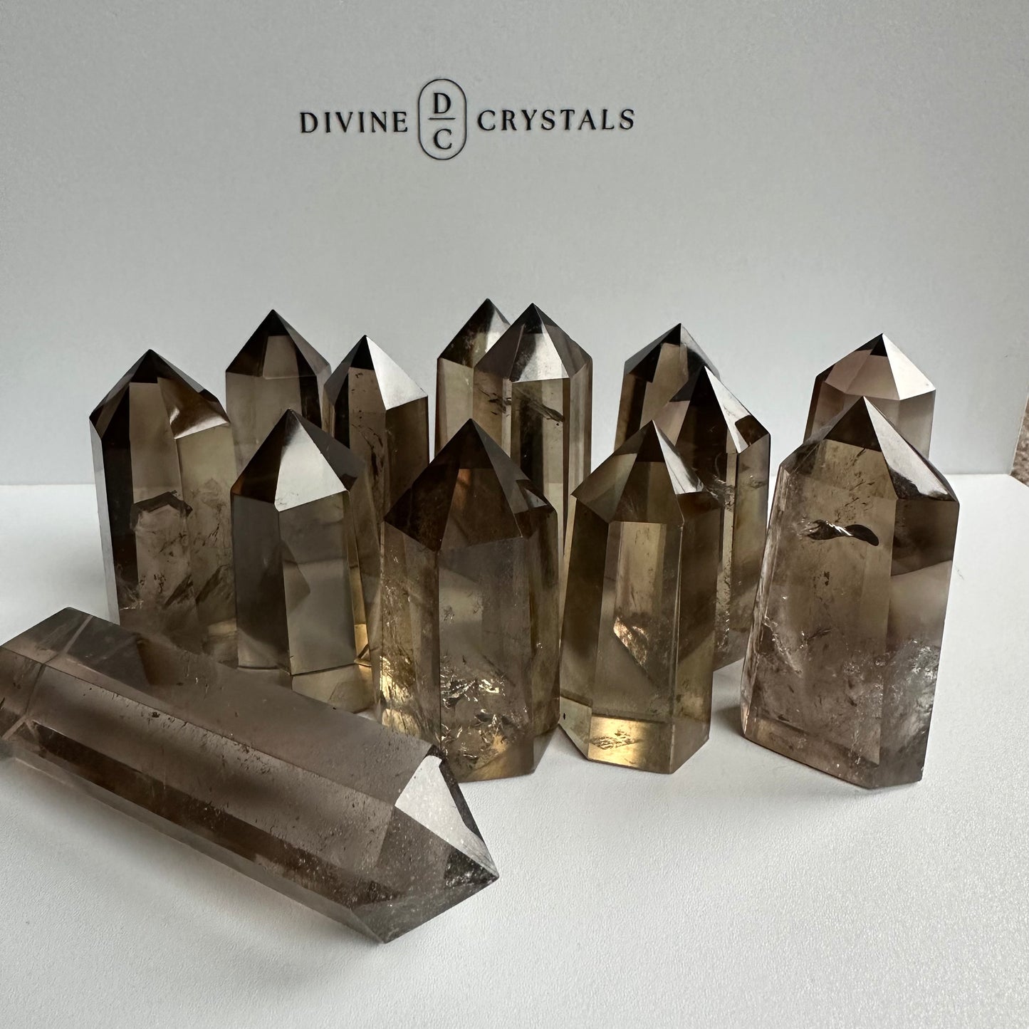 Smoky Quartz Crystal Tower